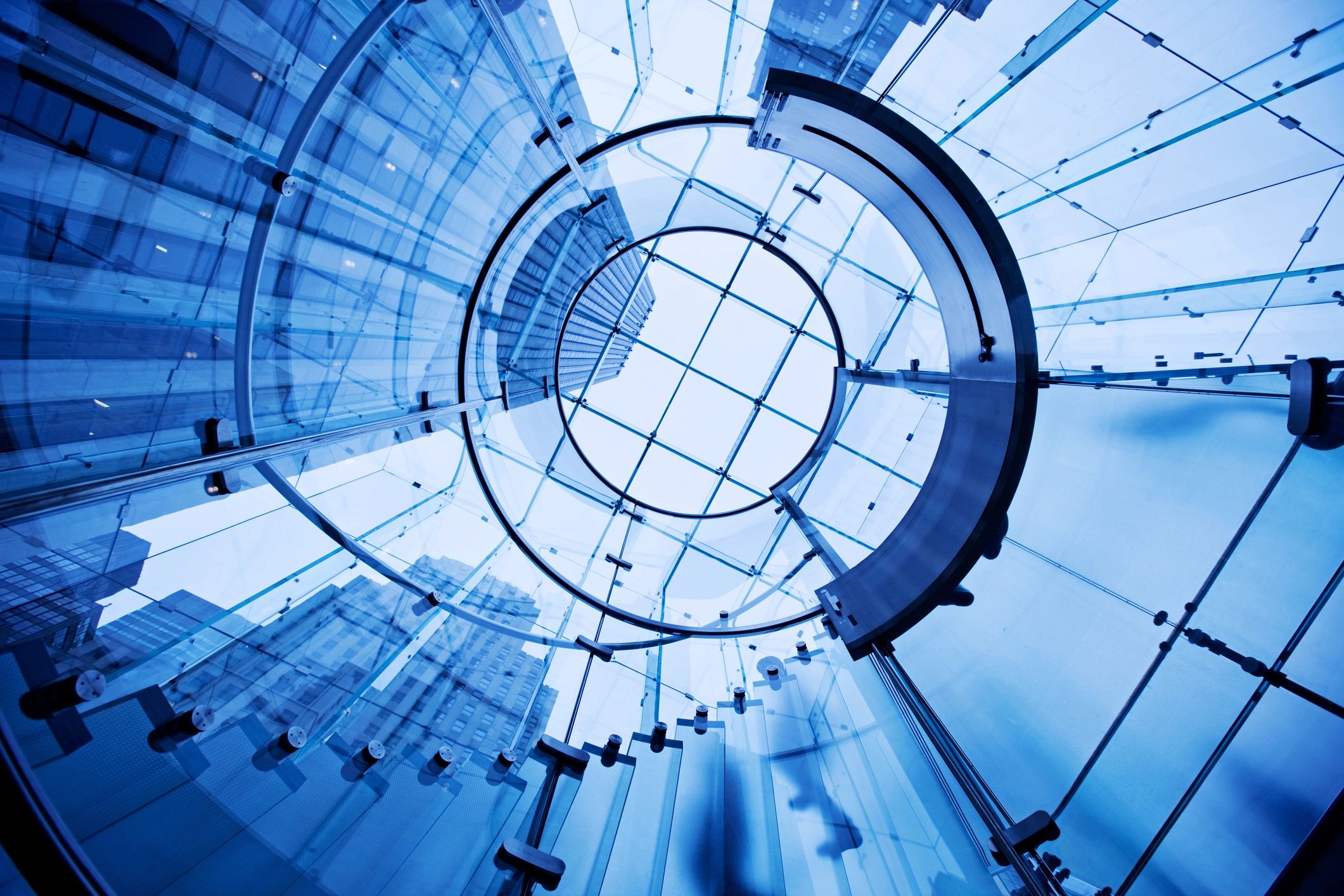 Beveled Glass Entrances